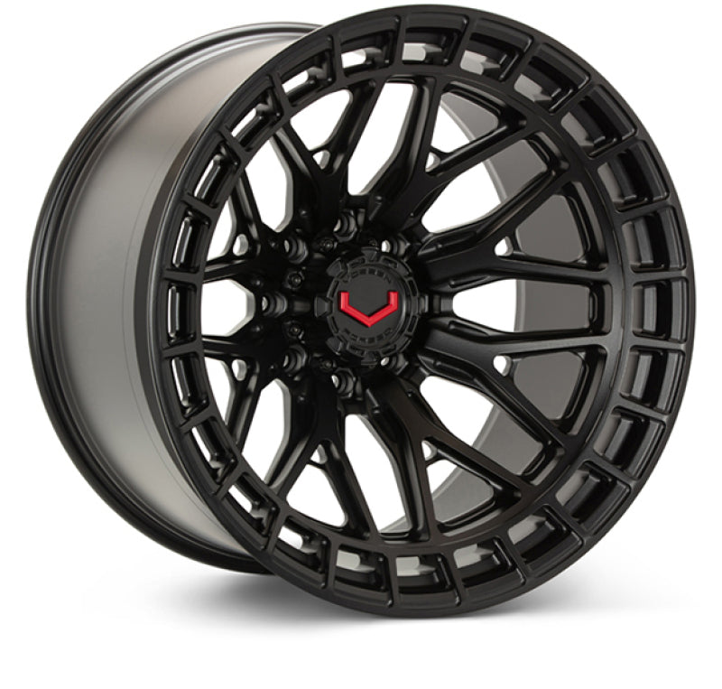 Vossen LCX-02 24x12 - 8x165.1 - ET44 - Ultra Deep - 125.1 - Satin Black Wheel
