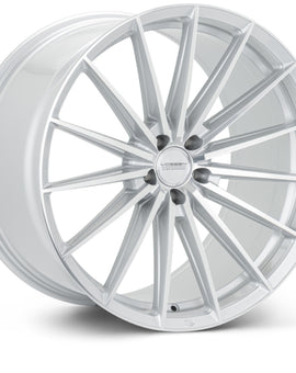 Vossen HFX-4 24x10 - 5x112 - ET5 - Deep - 66.5 - Silver Polished Wheel