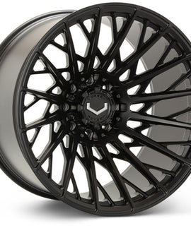 Vossen VFX-02T 24x14 - 6x135 - ET15 - Deep - 87.1 - Satin Black Wheel