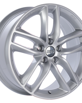 BBS SX 18x8 5x114.3 ET40 Sport Silver Wheel -82mm PFS/Clip Required