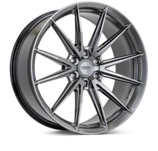 Vossen HFX-2 20x9.5 - 6x139.7 - ET15 - Deep - 106.1 - Hyper Black Wheel