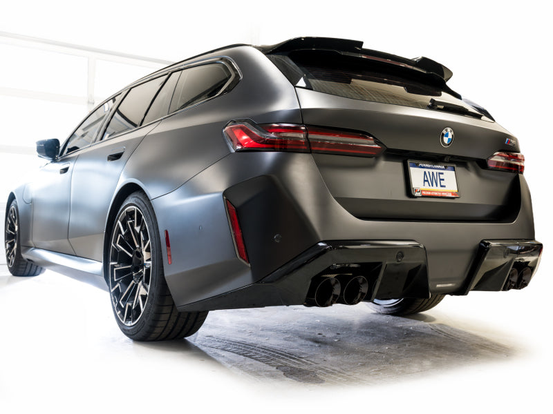 AWE BMW G90/G99 M5 Touring Edition Catback Exhaust - Diamond Black Tips