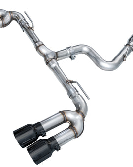 AWE 22-24 Audi 8Y S3 Track Edition Exhaust  - Diamond Black Tips