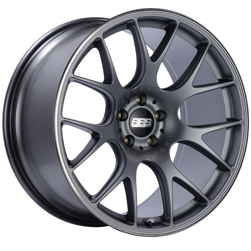 BBS CH-R 20x10.5 5x114.3 ET24 CB66 Satin Titanium Polished Rim Protector Wheel