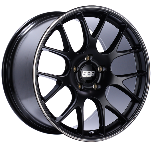 BBS CH-R 20x11.5 5x130 ET47 CB71.6 Satin Black Polished Rim Protector Wheel