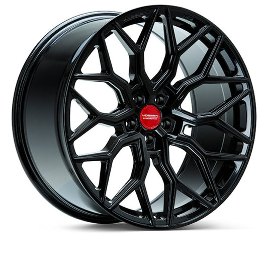 Vossen HF2 - 22x9.5 / ET12 / 5x112 / 63.56 /  Deep - Gloss Black