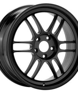 Enkei RPF1 16x7 4x100 43mm Offset 73mm Bore Black Wheel  Miata 4-Lug / 02-06 Mini /  Honda & Acura 4