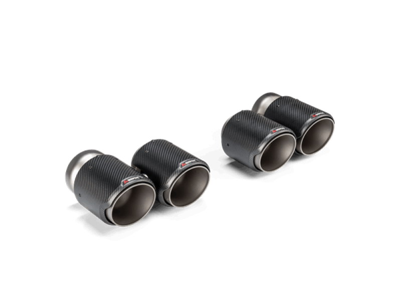 Akrapovic 2021+ BMW G87 M2, G80 M3 & G82 M4 Classic Carbon Design Tail Pipe Set