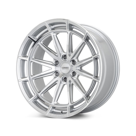 Vossen HFX-5 - 24x10 - 6x135 - ET35 - Deep Face - 87.1 - Silver Polished Wheel