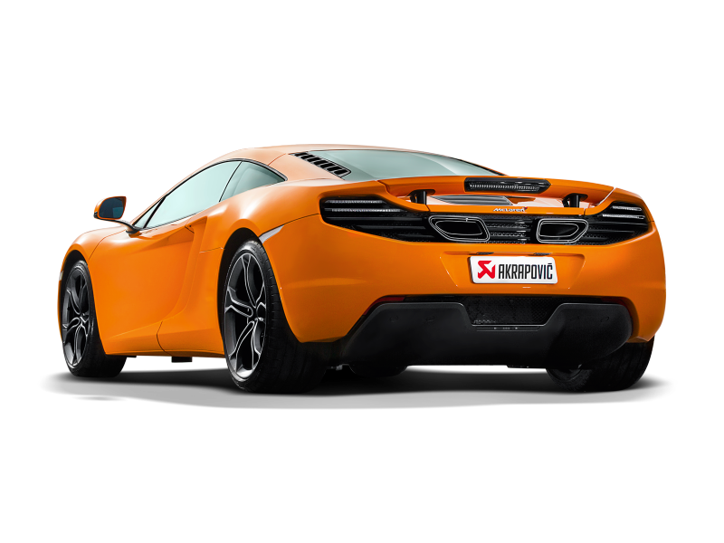 Akrapovic 12-14 McLaren 12C/12C Spyder Slip-On Line (Titanium) w/ Carbon Tips