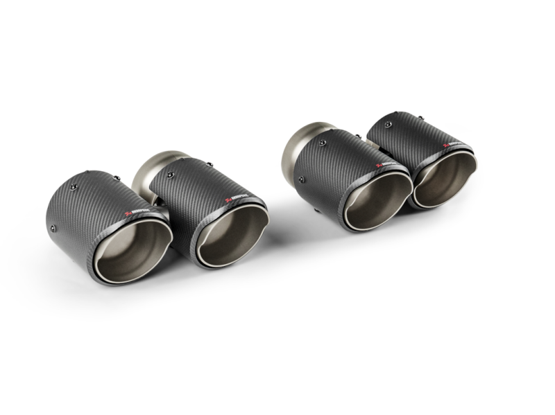 Akrapovic 2024+ BMW M5 (G90) Carbon Fiber Tail Pipe Set (Round)