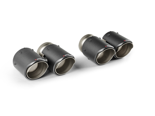 Akrapovic 2024+ BMW M5 (G90) Carbon Fiber Tail Pipe Set (Round)