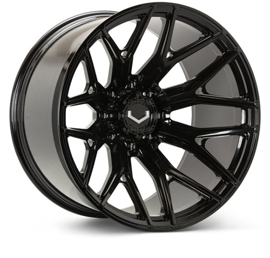 Vossen VFX-03 24x10 - 6x139.7 - ET25 - Deep - 78.1 - Gloss Black Wheel
