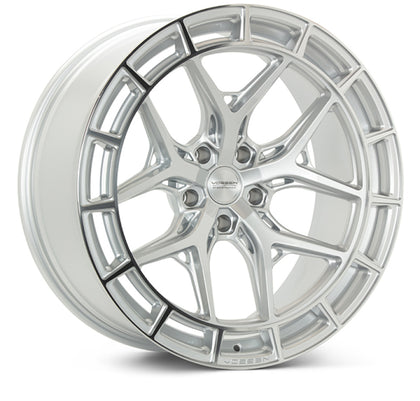 Vossen HFX-1 22x9 - 5x120 - ET30 - Flat - 72.56 - Silver Polished Wheel