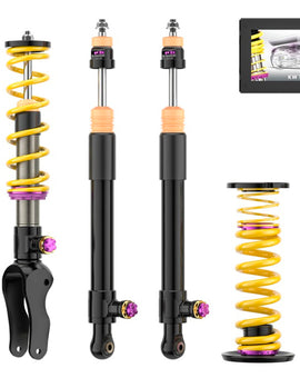 KW Coilover Kit V4 2021+ Porsche Taycan (Y1A) Sedan 2WD (Without Air Suspension)