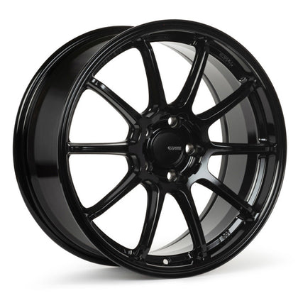 Enkei Triumph 17x9 - 45ET - 5x100 - 72.6 Bore - Gloss Black (representative: same model & finish, other size)