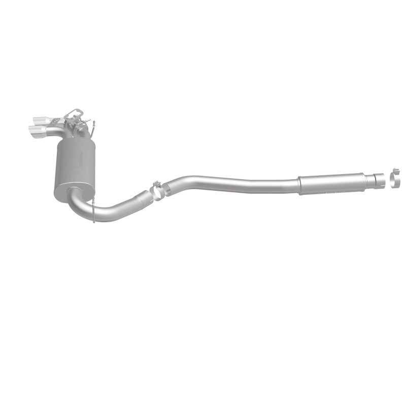 MagnaFlow CB SS 2.5/3in Dual Straight DS Rear Ext 3in Tip 12-15 BMW 328i /428i 2.0L Coupe Sedan