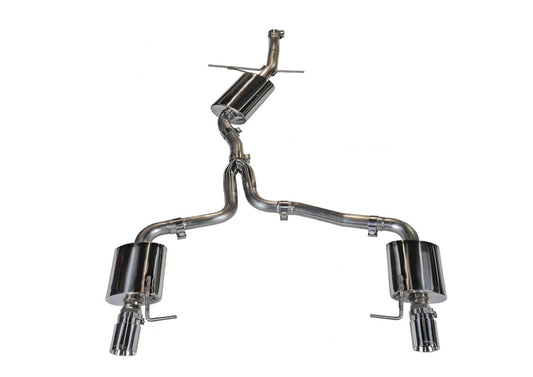 AWE Tuning Audi 8R Q5 2.0T Touring Edition Exhaust - Polished Silver Tips