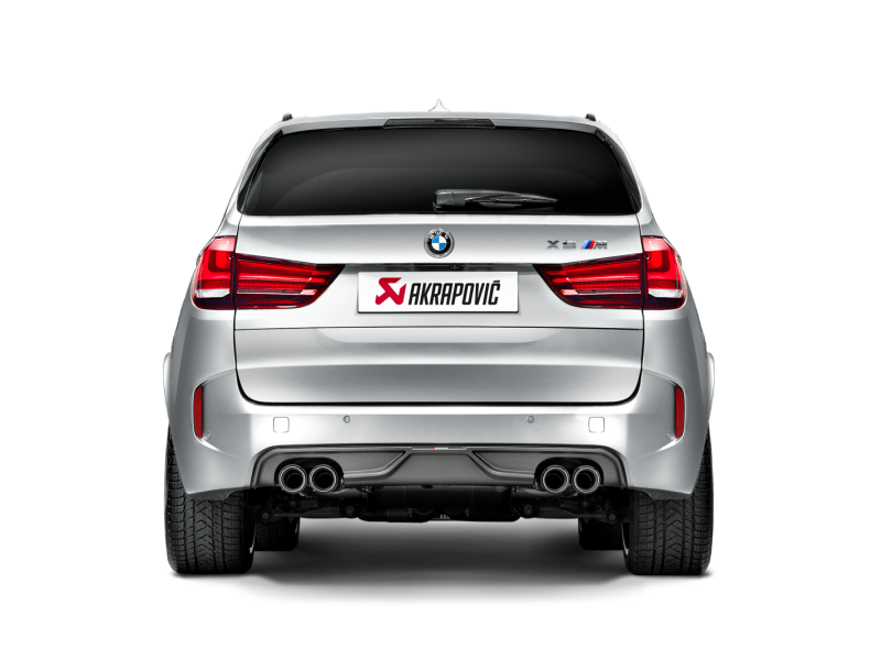 Akrapovic 15-17 BMW X5M (F85) Evolution Line Cat Back (Titanium) w/ Carbon Tips