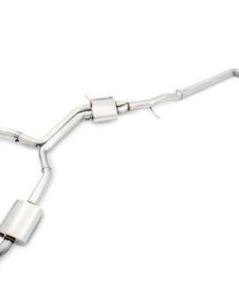 AWE Tuning Audi B9 A5 Touring Edition Exhaust Dual Outlet - Diamond Black Tips (Includes DP)