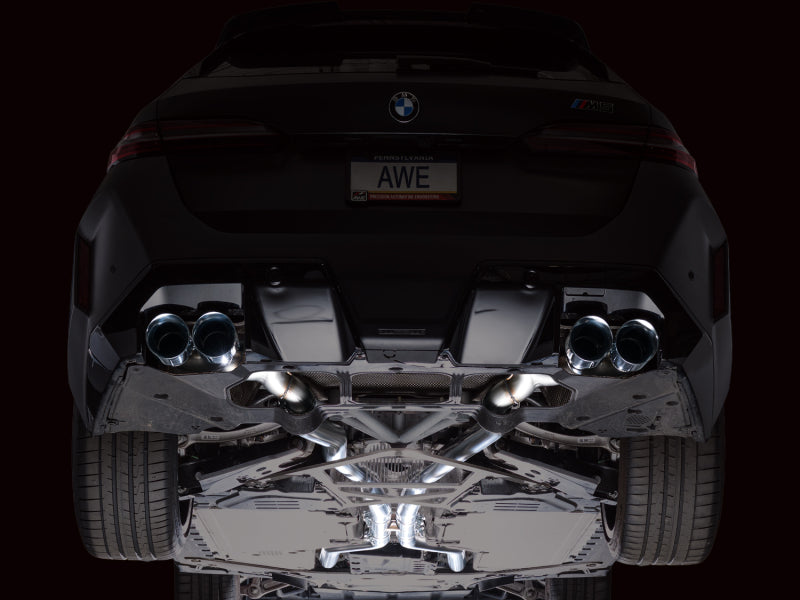 AWE BMW G90/G99 M5 Touring Edition Catback Exhaust - Chrome Silver Tips