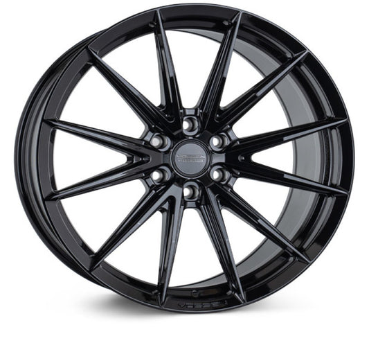 Vossen HFX-2 22x9.5 / 6x139.7 / ET30 / Deep Face / 95.1 - Gloss Black Wheel
