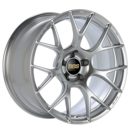 BBS RE-V7 18x8.5 5x100 ET45 Diamond Silver Wheel -82mm PFS/Clip Required