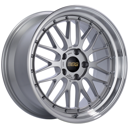 BBS LM 19x11 5x130 ET50 CB71.6 Diamond Silver Center Diamond Cut Lip Wheel