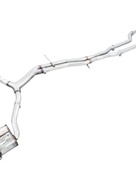 AWE Tuning Audi B9 S5 Sportback SwitchPath Exhaust - Non-Resonated (Black 102mm Tips)