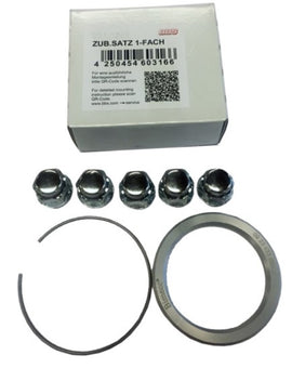 BBS PFS KIT - Ford - Volvo 5x108 - Includes 70mm OD - 63.3mm ID Ring / 70mm Clip / Lug Nuts