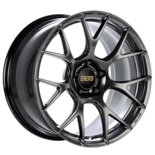 BBS RE-V7 18x8.5 5x100 ET45 Diamond Black Wheel -82mm PFS/Clip Required