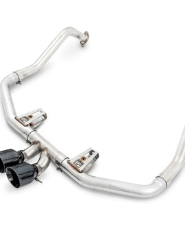 AWE Tuning Porsche 718 Boxster / Cayman Track Edition Exhaust - Diamond Black Tips