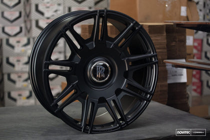 Vossen x Novitec SP2 22x9.5 ET:15 Satin Black Rolls-Royce Wraith / Ghost / Dawn Front Wheel