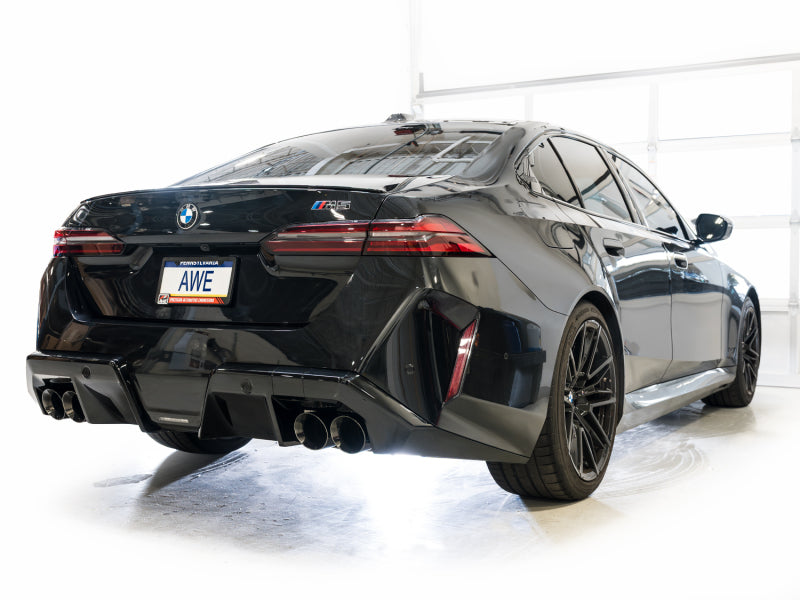 AWE BMW G90/G99 M5 Touring Edition Catback Exhaust - Diamond Black Tips