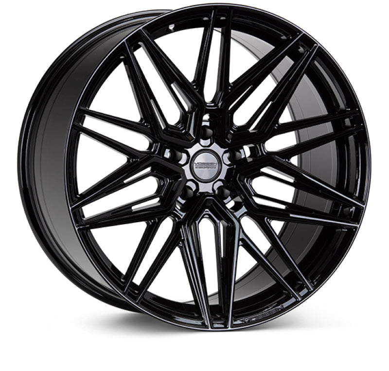 Vossen HF-7 21x9 / 5x112 / ET25 / Flat Face / 66.5 - Gloss Black Wheel