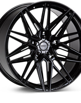 Vossen HF-7 23x10 / 5x120 / ET32 / Mid Face / 72.56 - Gloss Black Wheel