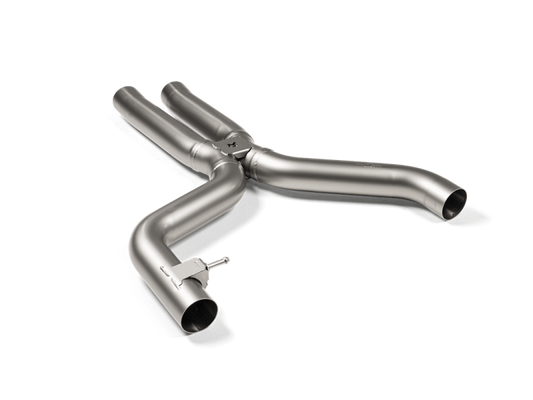 Akrapovic 2021+ BMW G87 M2, G80 M3 &amp; G82 M4 Evolution Short Link pipe w/o Resonator  (Titanium)