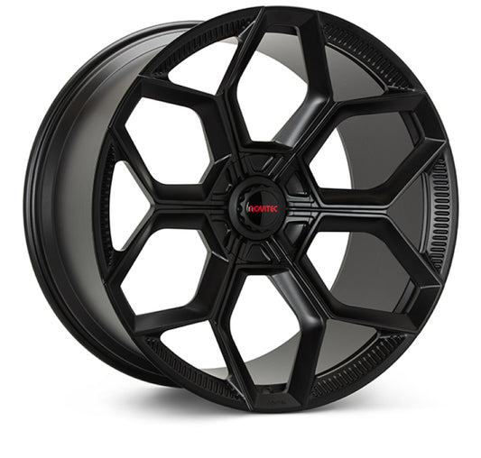 Vossen x Novitec NL5-5L 19x8.5 ET:22 Satin Black Lamborghini Huracan Front Wheel