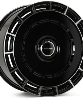 Vossen HF-9 24x10 - 5x112 - ET5 - Deep - 66.5 - Gloss Black Polished Wheel