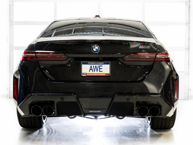 AWE BMW G90/G99 M5 Touring Edition Catback Exhaust - Diamond Black Tips