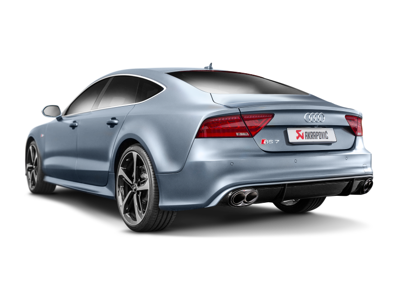 Akrapovic 14-17 Audi RS7 Sportback (C7) Evolution Line Cat Back (Titanium) w/ Carbon Tips