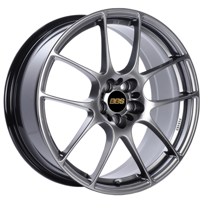 BBS RF 18x8 5x120 ET48 Diamond Black Wheel -82mm PFS/Clip Required