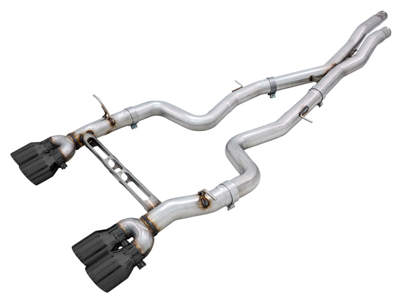 AWE Tuning BMW F8X M3/M4 Track Edition Catback Exhaust - Diamond Black Tips