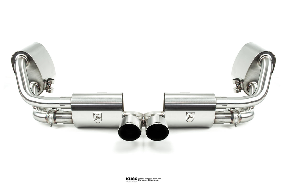 Kline Porsche 991 GT3 / GT3 RS Gen 1 / Gen 2 exhaust range — manufacturer photo 1