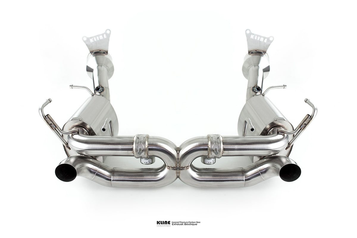 Kline Ferrari 458 Speciale exhaust range — manufacturer photo 1