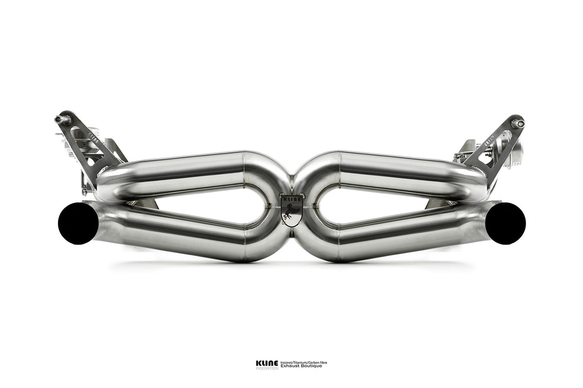 Kline Ferrari F8 Tributo exhaust range — manufacturer photo 1