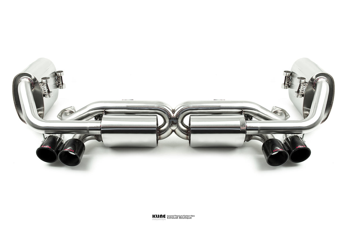 Kline Porsche 991 Carrera exhaust range — manufacturer photo 1
