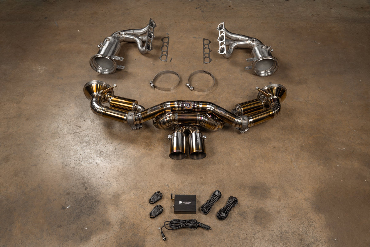 Valvetronic Designs Valved Sport Exhaust System for Porsche 992 GT3/RS