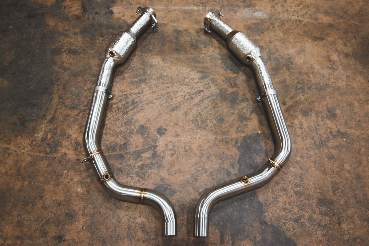 Valvetronic Designs Range Rover Free Flow Front Pipes 200 Cell 2014-2022