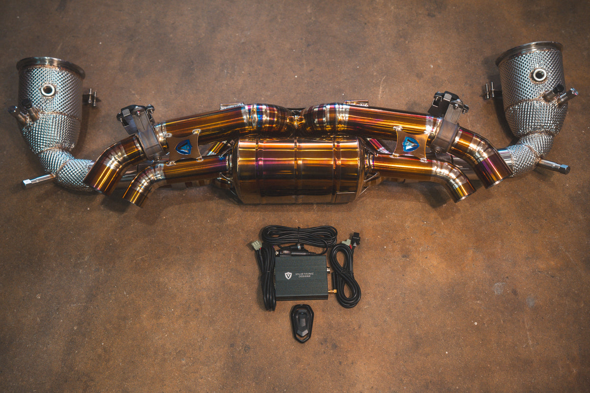 Valvetronic Designs Valved Sport Exhaust System for Porsche 992 Carrera / Turbo